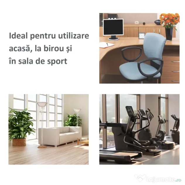 HOMCOM Set Gantere Reglabile cu Bară Zimțată și 8 Discuri, Antrenament Musculare, 70kg, Fier | Aosom Romania