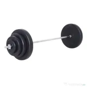Homcom Set Haltere & Bara 170cm, 70kg cu discuri reglabile pentru antrenamente 