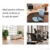 Homcom Set Haltere & Bara 170cm, 70kg cu discuri reglabile pentru antrenamente 