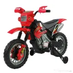 Qaba Motocicleta Electrica Copii Rosie – Sigura & Usor de Condus