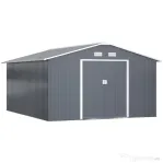 Outsunny Magazie Unelte Otel Galvanizat 3,4×3,82×2 m – Impermeabila & Anti‑rugina