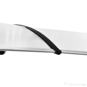 Outsunny Copertină Laterală de Exterior din Policarbonat și Aluminiu, 195x75x23 cm, Transparent | Aosom Romania