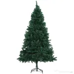 Brad de Craciun 180cm, brad artificial cu baza, brad verde, decoratiune de craciun de sarbatori HOMCOM | Aosom Romania
