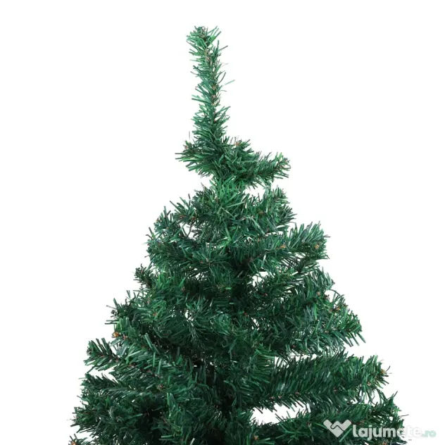 Brad de Craciun 180cm, brad artificial cu baza, brad verde, decoratiune de craciun de sarbatori HOMCOM | Aosom Romania