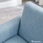 HOMCOM Scaun pentru Camera Copiilor în Material Textil Max. 65 kg 49x45x44cm Albastru | Aosom Romania 