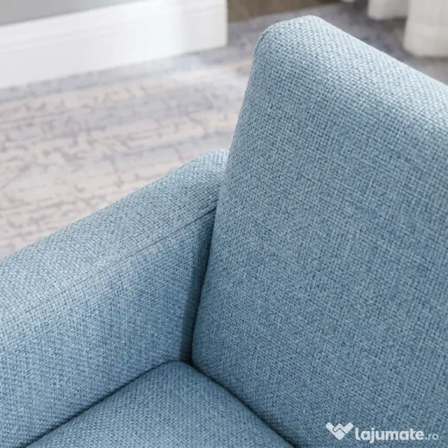 HOMCOM Scaun pentru Camera Copiilor în Material Textil Max. 65 kg 49x45x44cm Albastru | Aosom Romania