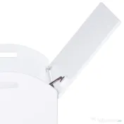 HOMCOM Cufăr Depozitare Jucării din Lemn, Cutie Organizare pentru Cameră Copii, Alb, 62×40×46.5 cm 
