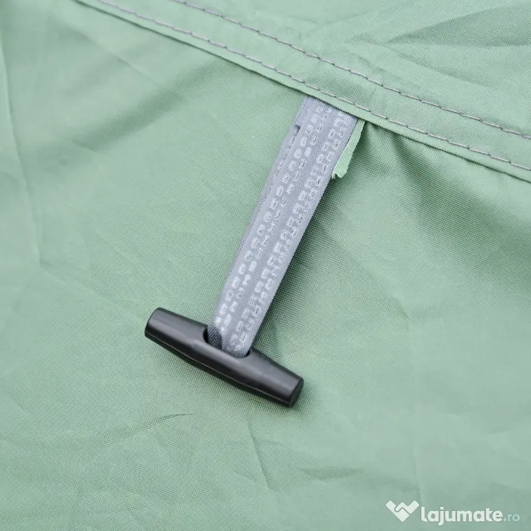 Outsunny Cort de Camping Pop Up pentru 2 Persoane cu 2 Uși, 4 Ferestre și Înveliș Impermeabil, 263.5x220x123 cm, Verde | Aosom Romania