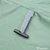 Outsunny Cort de Camping Pop Up pentru 2 Persoane cu 2 Uși, 4 Ferestre și Înveliș Impermeabil, 263.5x220x123 cm, Verde | Aosom Romania