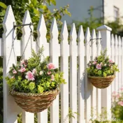 Outsunny Set 2 Plante Lisianthus – Ghiveci Rachita, Decorative pentru Agatat 