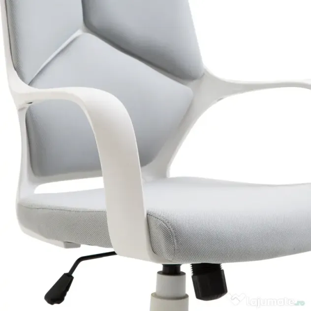 HomCom Scaun Ergonomic de Birou cu Spătar Înalt Reglabil 63x63x117-127cm Negru | Aosom Romania