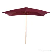 Umbrela din lemn Outsunny, bordo 2x3m  | Aosom Romania 