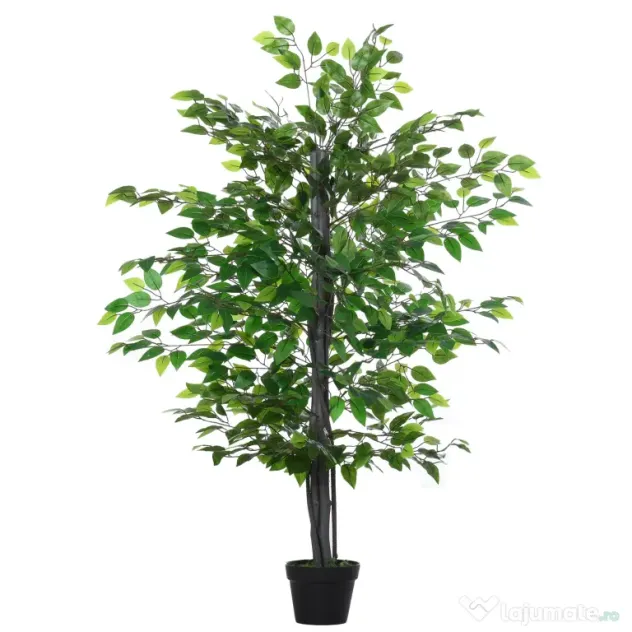 Arbore Artificial de Banan Outsunny, Planta Artificiala, bananier artificial | Aosom Romania
