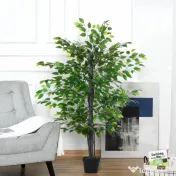 Arbore Artificial de Banan Outsunny, Planta Artificiala, bananier artificial | Aosom Romania
