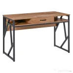 HOMCOM Birou pentru computer, Modern in Stil Industrial MDF, 120x60x76 cm, Maro