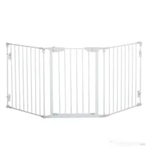 PawHut Gard Pliabil și Modular pentru Câini cu 3 Panouri Alb | Aosom Romania