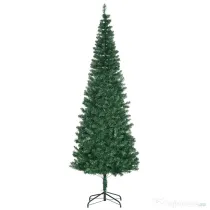 HOMCOM Brad de Craciun Artificial 210cm 631 Ramuri Dese, Verde