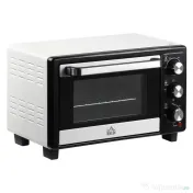 Homcom Cuptor Electric Ventilat – 44×32×28 cm, Cu Tava & Gratar 