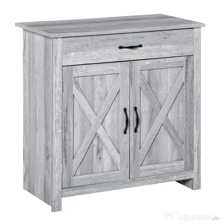 HOMCOM Bufet de Bucatarie Stil Country, Mobilier Multifunctional | Aosom Romania