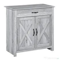HOMCOM Bufet de Bucatarie Stil Country, Mobilier Multifunctional | Aosom Romania