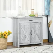 HOMCOM Bufet de Bucatarie Stil Country, Mobilier Multifunctional | Aosom Romania