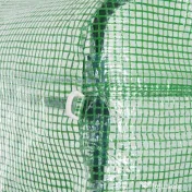 Outsunny Sera tunel de gradina cu protectie din PE, Usa cu incuietoare si 4 ferestre, verde 