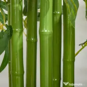 HOMCOM planta artificiala de bambus, cu ghiveci, 160cm, verde 