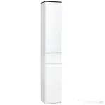 kleankin Dulap Coloană pentru Baie, Mobilier Înalt cu Raft Reglabil, 2 Compartimente Închise și 1 Sertar, din PAL și MDF, 30x28x180cm, Alb