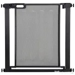 PawHut Poarta de Siguranta Reglabila 76–103 cm pentru Usi/Scari – Negru | Aosom Romania