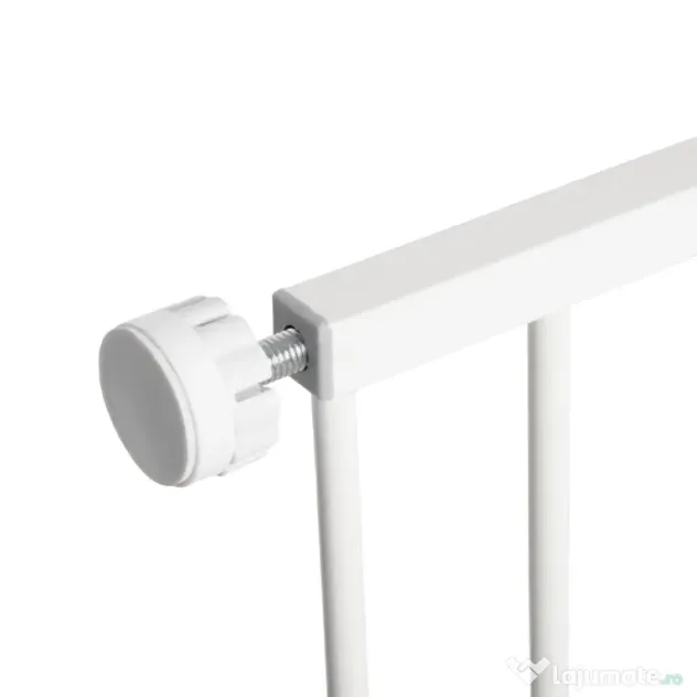 PawHut Porțiță pentru Câini și Animale de Companie cu 3 Extensii, Lățime Reglabilă, 74-147.5x76.2 cm, Alb | Aosom Romania