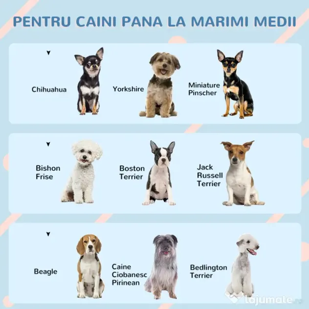 PawHut Cușcă pentru Câini din PP Impermeabil cu Acoperiș Inclinat și Ușă de Intrare, 65x75.7x63 cm, Gri | Aosom Romania