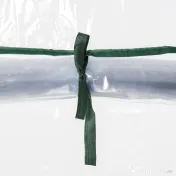 Outsunny Sera Verticala Alb 4 Rafturi – Otel & PVC, Pentru Balcon/Terasa 