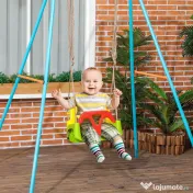 Leagan Copii 9–36 Luni – Plastic PP Rezistent & Franghie Reglabila