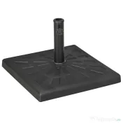 Outsunny Suport Umbrelă de Grădină din Rășină 19kg, Bază Pătrată pentru Stabilitate, Greutate Suport Umbrele | Aosom Romania