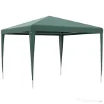 Outsunny Pavilion de Grădină 3x3 m Portabil cu Protecție Anti UV, Verde