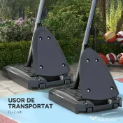 SportNow Cos Baschet Reglabil 2.4-2.9 m – Baza Stabila & Mobila 