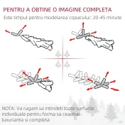 Brad de Craciun Artificial 180cm cu 786 Ramuri Deschidere Automata, Brad de Craciun Bogat, din Metal, Usor de Montat, Verde HOMCOM | Aosom Romania 