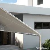 Outsunny Acoperiș pentru Carport 10 x 20 ft, Prelată de Schimb Rezistentă la UV cu Corzi Elastice, Albă | Aosom Romania 