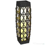 Outsunny Lampă Solară de Grădină cu Iluminare LED și Aprindere Automată, 20x20x68 cm, Gri | Aosom Romania 