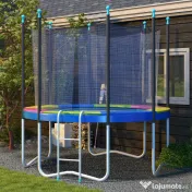 SPORTNOW Husa de 10FT pentru Arcuri de Trambulina, Saltea de Siguranta de Rezerva pentru Trambulina 
