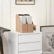HOMCOM Comodă de Birou cu 4 Sertare și Roți pentru Studiu 46x40x65 cm Alb | Aosom Romania 