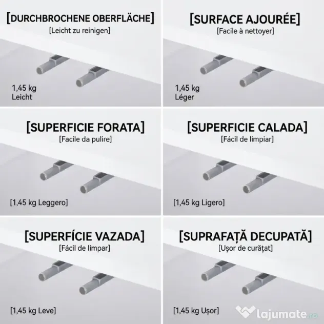HOMCOM Bufet Modern cu 2 Dulapuri și 3 Rafturi, Mobilier Multifuncțional din Lemn, 107x40x80 cm, Alb | Aosom Romania