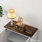 HOMCOM Bufet Modern pentru Bucătărie, Mobilier cu 2 Uși și Raft Reglabil din Lemn, 80x39,7x80 cm, Alb | Aosom Romania 