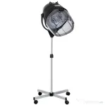 HOMCOM Cască pentru uscat părul 1180W cu înălțime reglabilă, timer de 60 de minute și roți pivotante, 65x65x115-165 cm, negru