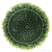 HOMCOM Set de 2 Plante Artificiale din Buxus în PE, Ø40 cm, pentru Interior și Exterior, Verde
