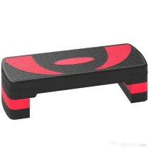 HOMCOM Step Fitness pentru Aerobic, Stepper Reglabil la 3 Niveluri de Înălțime 10-15-20 cm pentru Antrenamente Acasă și Sală, Verde și Negru | Aosom Romania