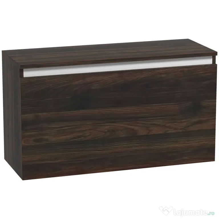 HOMCOM Noptiera Suspendată cu Montare pe Perete și Sertar de Depozitare, 80x30x45 cm, Maro | Aosom Romania