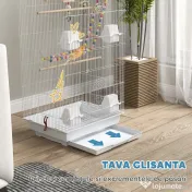 PawHut Colivie pentru Perusi, Canari, Papagali cu Accesorii, Jucării și Tavă | Aosom Romania