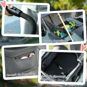 PawHut Cărucior pentru Animale de Companie 3 în 1 cu 4 Roți și Geantă de Transport Detașabilă, 76x50x102 cm, Gri | Aosom Romania 