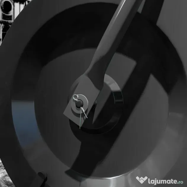 Outsunny Răspânditor Compost de 75L cu Mâner Reglabil în Formă de T din Metal Negru